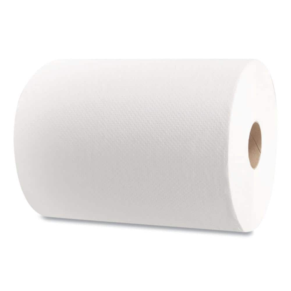 Hardwound Paper Towels, 1-Ply, 10 in. x 800 ft., White, 6-Rolls/Carton