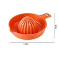 thumbnail image 5 of Exprimidor manual Rojo Verde extractor de jugo portátil pequeño naranja B, 5 of 5