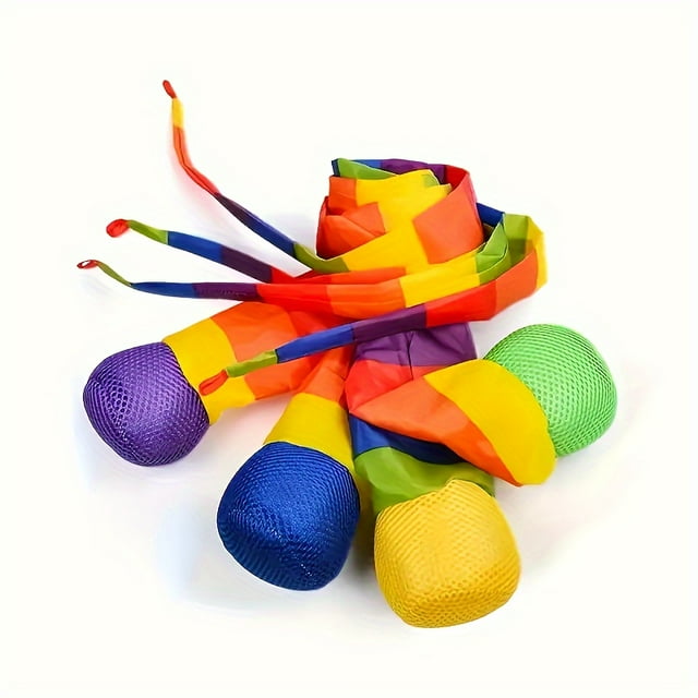 Assorted Color Primary Sensory Training Ball Toys - Soft Cotton Construction, Vibrant Colors, Develops Hand-Eye Coordination, Perfect for Christmas, Halloween, Thanksgiving Gifts