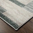 thumbnail image 5 of BNM Modern Color Block Indoor Area Rug, 3' x 5', Blue-Taupe, 5 of 6