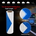 thumbnail image 3 of Uxcell Reflective Tape, Self-Adhesive Trailer Reflector Tape Waterproof Warning Sticker Blue-white 8 Inch x 16 Feet, 3 of 6
