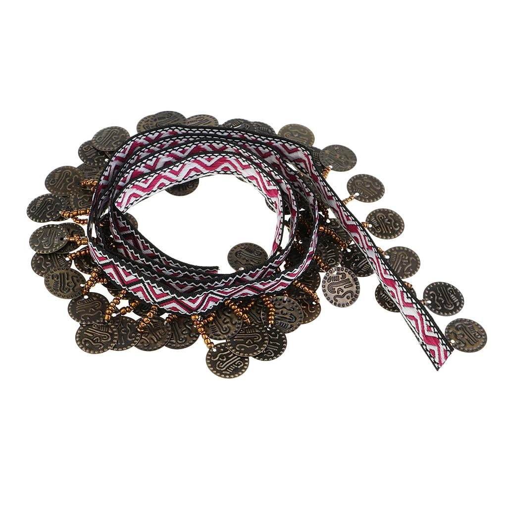 GUOOL 4-10pack Copper Tassel Lace Bohemian Fabric Ribbon Fringe Beaded Drop 10 Pcs