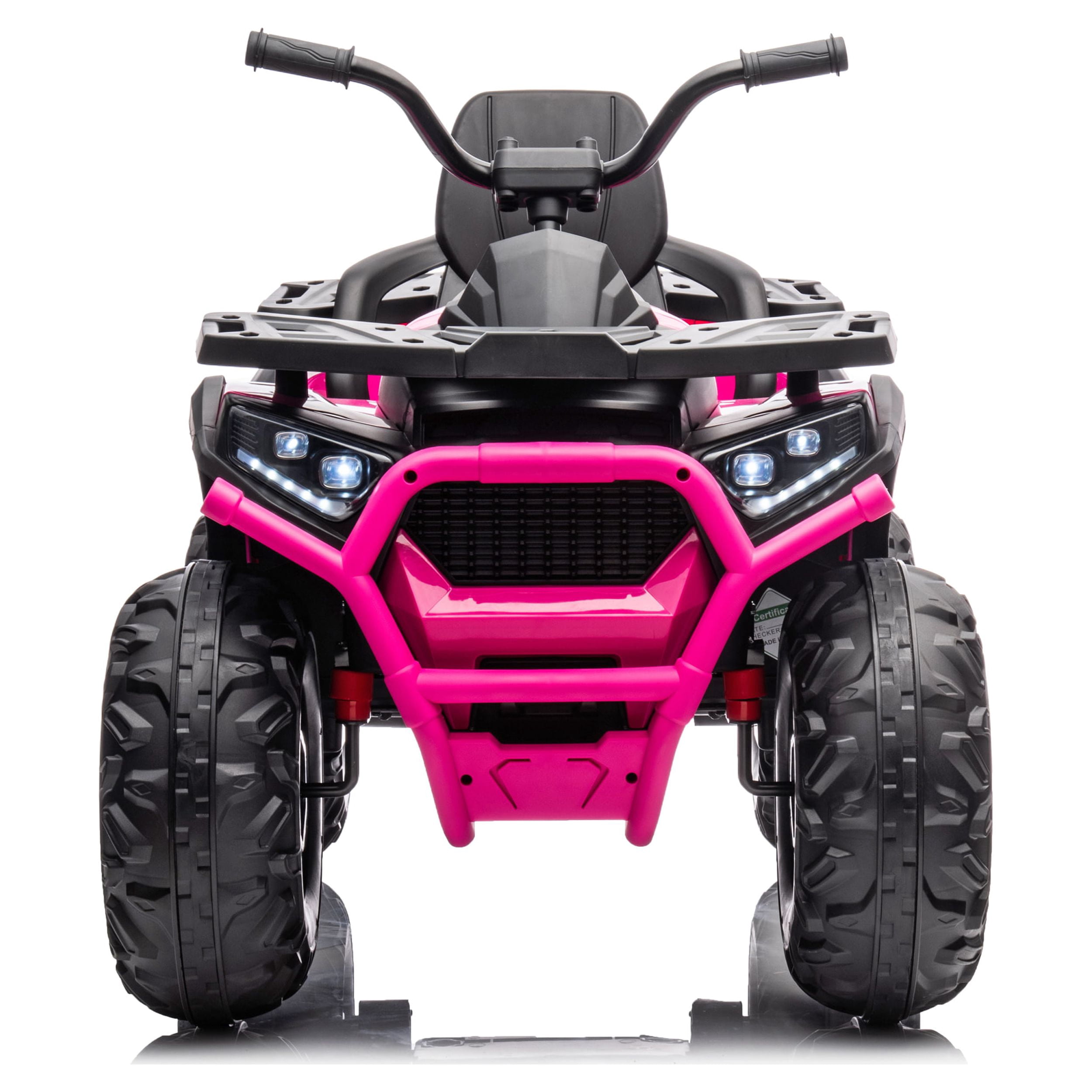 Blazin Wheels 12 Volt Battery Operated Pink ATV Ride-On with Lights and Sound