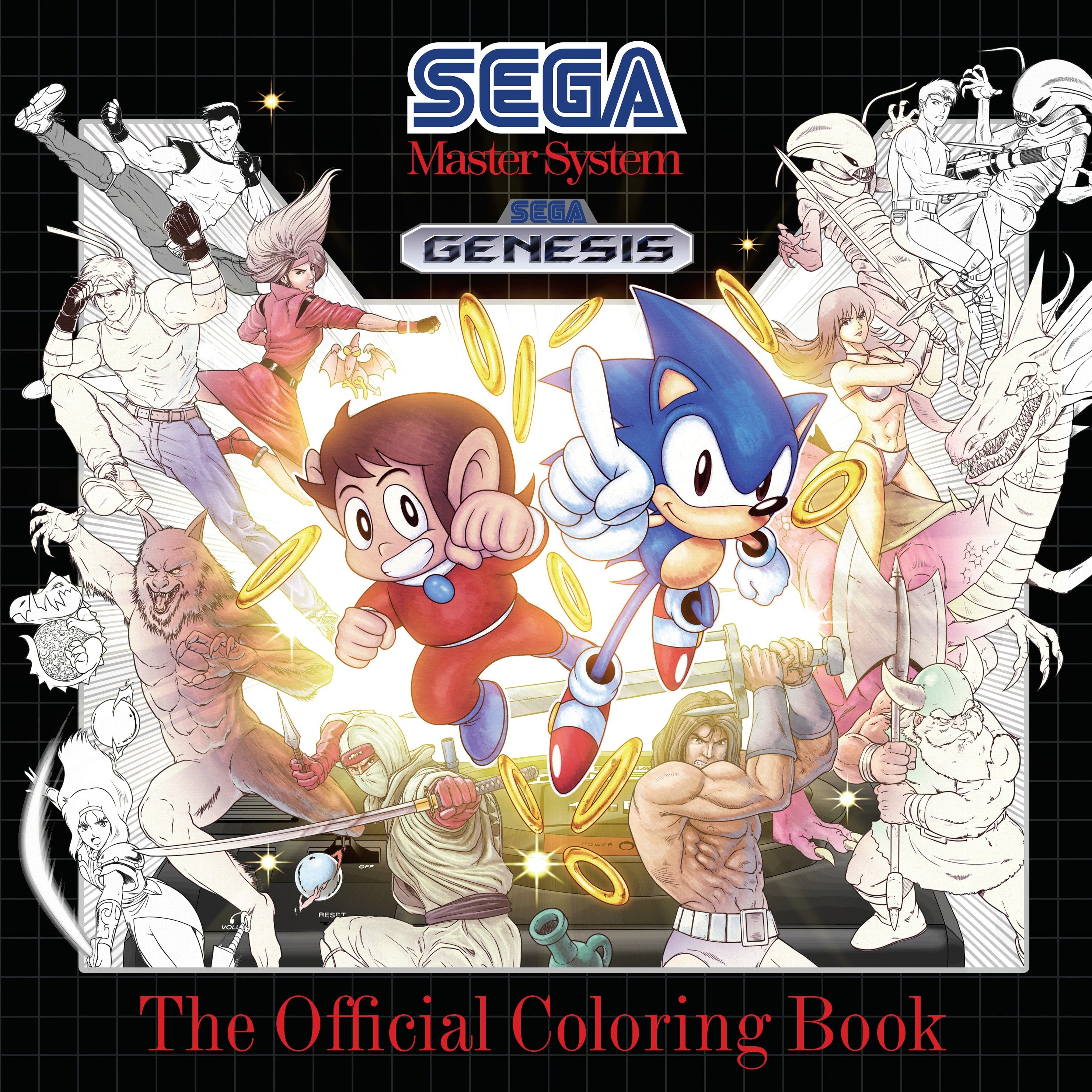 Download Sega The Official Coloring Book Paperback Walmart Com Walmart Com