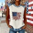 thumbnail image 2 of Lopecy-Sta Tank Tops for Women American Flag Print Sleeveless Tops Casual Patriotic Tees, 2 of 9