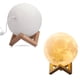 thumbnail image 4 of Luz de la Noche de Luna, Lámpara de Luna 3d Decorativa Con Soporte de Madera para Dormitorio, 4 of 8