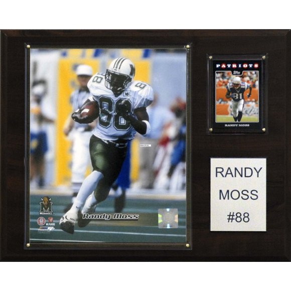 Placa C&I Collectables Randy Moss Fútbol Americano NCAA 30x38 cm