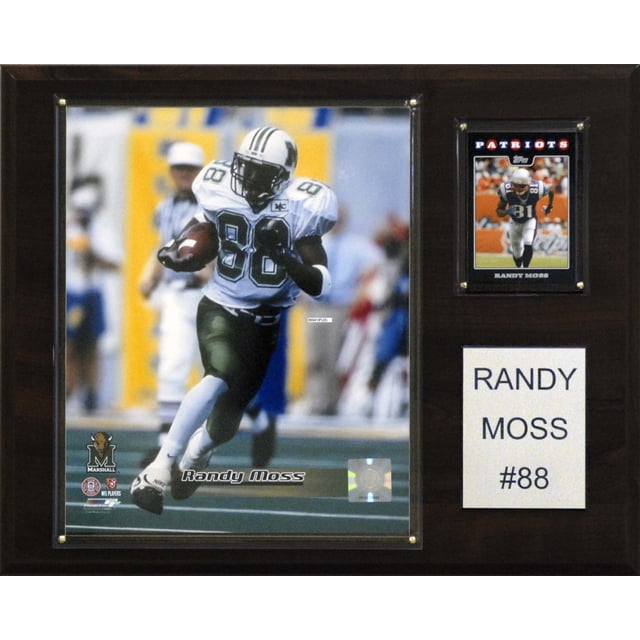 Placa C&I Collectables Randy Moss Fútbol Americano NCAA 30x38 cm