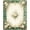 Green, Pattern 2, variant on ODIKA Circular Vintage Watercolor Impressionist Botanical Faded Round for Dining Room, Large Office, Lounge, Non-Slip Chair-Friendly