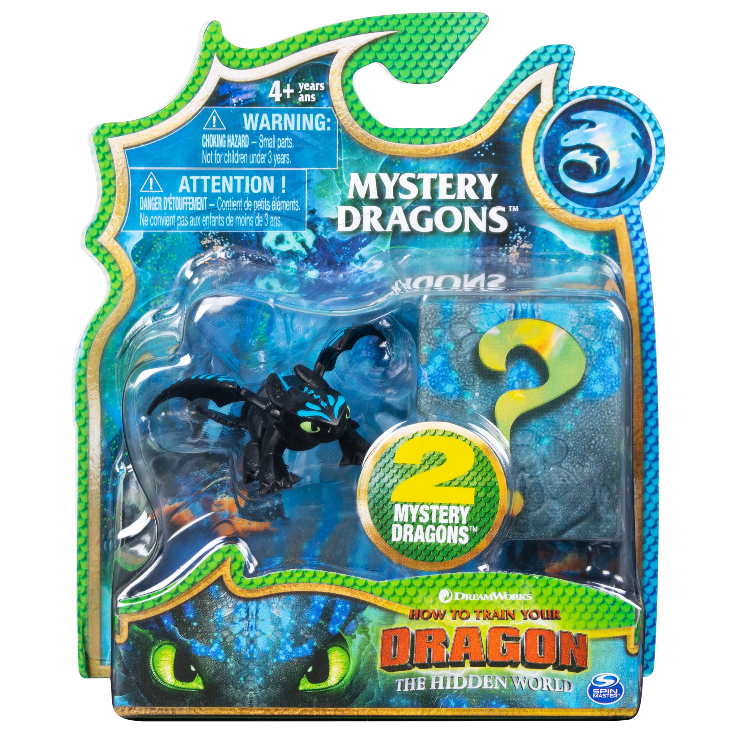 DreamWorks Dragons, Toothless Mystery Dragons 2Pack, Collectible