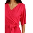 thumbnail image 4 of Vestido de lino Roman Fashion /Juvenil, 1076 (Fiusha) fucsia M Roman Fashion V-ST-1076-FIUSHA, 4 of 6