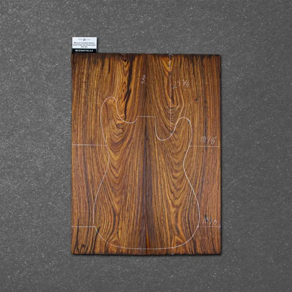 Mexican Cocobolo Electric Guitar Drop Top Stratocaster (ES) Set – MCES000706-5.6