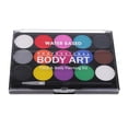 thumbnail image 2 of KLKCMS 2 Set 15 Colors Non- Face & Body Paint Painting Make Up Fancy Party Kit, 2 of 9