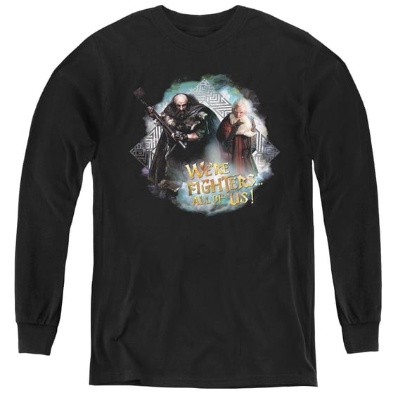 The Hobbit - Were Fighers - Youth Long Sleeve Shirt - Medium
