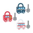 thumbnail image 1 of Milaget Car Locks, Digital Paired Locks with Keys, Learning Training Educational Set for B, 1 of 8