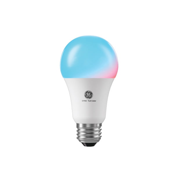 GE Cync Direct Connect A19 Smart LED Light Bulbs, Color Changing