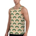 thumbnail image 2 of Fuzoiu palm tree Asian leopard Men's Workout Tank Tops,Sleeveless Gym Shirt Quick Dry,Fitness Bodybuilding T-Shirt,Muscle Athletic Workout Tee-X-Large, 2 of 7