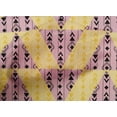 thumbnail image 4 of oneOone Cotton Poplin Fabric Stripe|Diamond & Triangle Geometric Decor Fabric Printed BTY 42 Inch Wide, 4 of 4