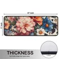 thumbnail image 5 of Kitchen Rugs Sets Of 2,Pioneer Flower Floral Print Pattern Anti Fatigue Kitchen Mat Rugs Non Slip Washable,Decorative Kitchen Floor Mats for Kitchen,Sink,Laundry,17"x47"+17"x47", 5 of 5