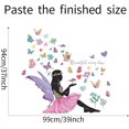thumbnail image 5 of Calcomanías de pared YONGSHENG elfo mariposa flores para niños, 5 of 5