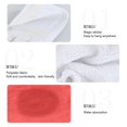 thumbnail image 4 of Haosy 2 Pack Kitchen Wash Cloths with Hanging Loops Absorbent Absorbent Quick Drying Hand Towels, Light Red, 4 of 7