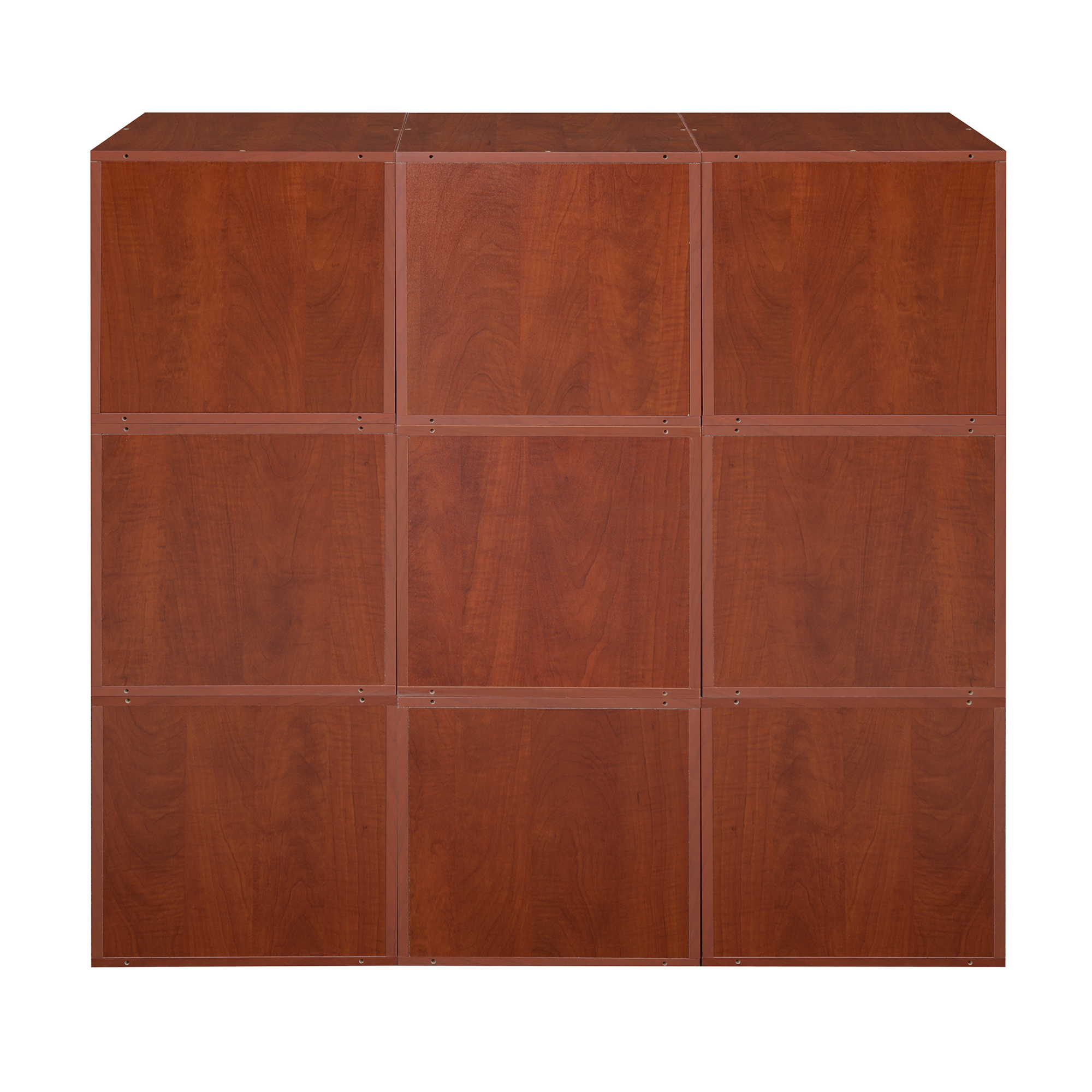 nicho★ Niche Cubo 9-Cube Storage Set in Warm Cherry with Wooden