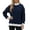 sweatshirts 40#Multicolour, variant on WAYUTE Sweatshirt for Women Neck Cozy Knit Sweatshirt with Soft Blend Relaxed Fit Long Sleeve Patchwork Color Tunic Top Fall Fashion Outfits Casual Outdoor,Multicolour,3XL