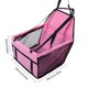 thumbnail image 3 of Dog Car Seat Cover Waterproof Carseat Cushions Mat for Pet Seat Cover Mat Dogs Antislip Scratchproof Carseat Travel Mat Red, 3 of 4