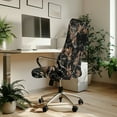 thumbnail image 3 of Renewold Camo Hunting Forest Black Home Office Chair Cover for Armrest Chairs Universal Stretchable Rotating Boss Chair Slipcover Chair Protector Cover for Office Chair, S, 3 of 7
