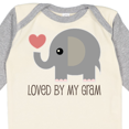 thumbnail image 4 of Inktastic Loved by My Gram Grandchild Boys or Girls Long Sleeve Baby Bodysuit, 4 of 5