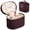 Wine Red, variant on Travel Makeup Bag for Women, Large Capacity Cosmetic Organizer with Removable Liner, Waterproof PU Leather Toiletry Bag, Portable Cosmetic Case for Skincare Brushes Accessories