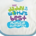 thumbnail image 4 of Inktastic Physical Therapist Daddy Boys or Girls Baby Bib, 4 of 4