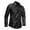 Black, variant on Lilgiuy T Shirts for Men Casual Buttons Beach Non-positioning Print Turn Down Short Sleeve Shirt Blouse for Daily Wear