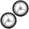 thumbnail image 1 of Raindrops 2 Pcs Roues avant de Fauteuil Roulant en Alliage d'Aluminium Usage Quotidien Roues Pivotantes de Remplacement, 1 of 5