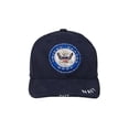 thumbnail image 1 of Navy Blue UNITED STATES NAVY Deluxe Adjustable Cap w/US Navy Emblem, 1 of 1