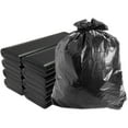 thumbnail image 2 of EcoQuality Strong Black Trash Bags 96 Gallon Wastebasket Receptacle Can Liner Large Heavy Duty Garbage Bags, For Kitchen, Household, Industrial, Multi Purpose, Office, Backyard, Contractor (10), 2 of 3