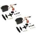 thumbnail image 1 of 2pcs Pieza De Modelo Robot 15kg Respuesta Rápida Alto Par Motor Engranajes Servo Motor, 1 of 9