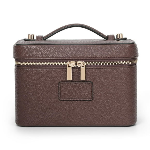 Neceser para maquillaje HiTotes de cuero impermeable 22 x 13 x 14 cm