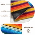 thumbnail image 6 of Runner Rug 2 x 6 Ft, Colorful Striped Washable Non-Slip Floor Mat for Kitchen Hallway/Entryway, Boho Rainbow Abstract Stripes Lines Long Kitchen Runner Area Rugs for Living Room, Low-Profile, 6 of 7
