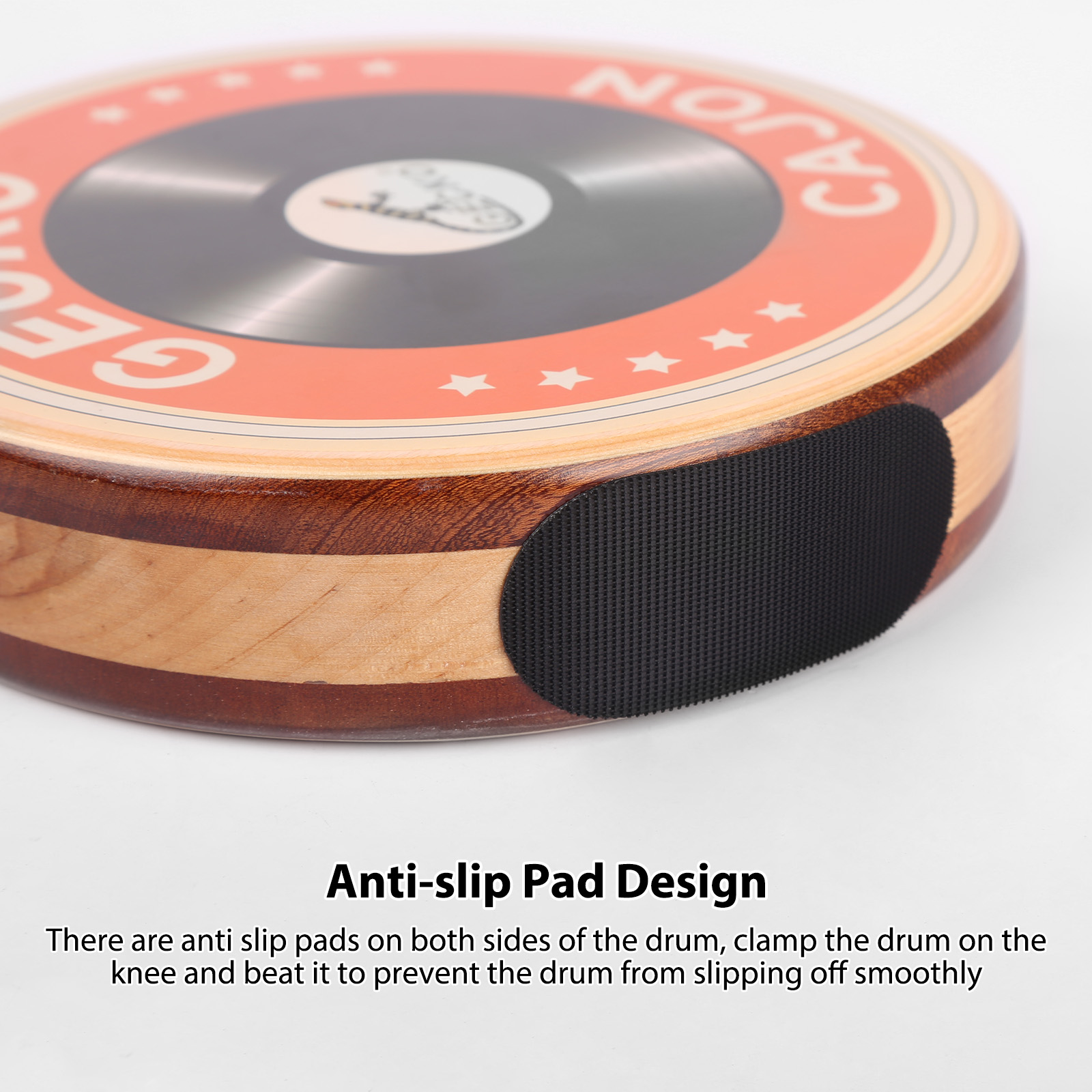 Percussion Instrument,Drum Party Hand Party Hand Drums Wooden Drum Flat Hand Drum Percussion Box Drum Party Drum Flat Hand Cajon Wooden Drum With Portable Box Percussion With Portable Buzhi