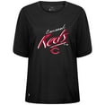 thumbnail image 2 of Women's Levelwear Black Cincinnati Reds Bloom Sizzle T-Shirt, 2 of 3