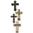 thumbnail image 6 of Urbalabs Western 13 Inch Wall Cross Praying Hands God Bless Our Family Beads Cross Rustic Cowboy Religious Wall Hanging Cross Country Wall Decor Room Decoration Office Church Home, 6 of 7