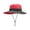 Watermelon Red, variant on Women's Ponytail Sun Hat Wide Brim Bucket Hat for Adults UV Protection Foldable Summer Beach Fishing Safari Cap with Adjustable Chin Strap Breathable Mesh Outdoor Activewear Accessory