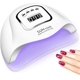 thumbnail image 1 of Lámpara de uñas LED UV de 150 W, lámpara de esmalte de gel secador de uñas profesional con 4 configuraciones de temporizador, secador de uñas de gel LED con sensor automático, pantalla LCD JM, 1 of 5
