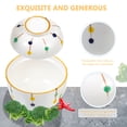 thumbnail image 4 of Creative Ceramic Stew Pot Kitchen Gadget Novel Soup Bowl Food Container with Lid, 4 of 8