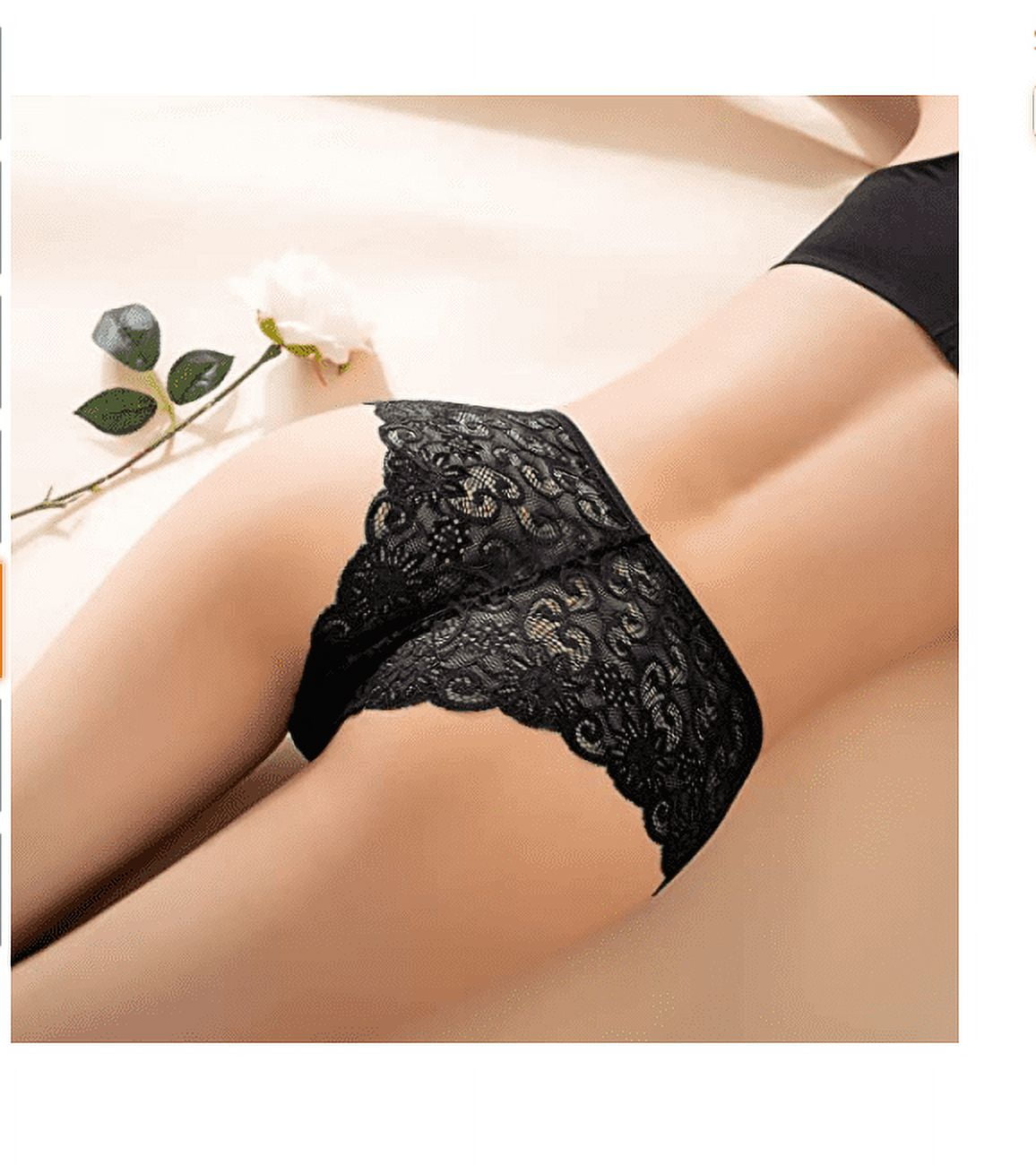Plus Size Seamless Lace Briefs 5 Pack Womens Sexy Lace Knickers T5FW From  Katrinaivy, $48.5