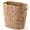 Natural, variant on 4 Gallon Wicker Trash Can for Bathroom, Water Hyacinth Waste Basket with Handle, Oval Woven Trash Basket, Natural Boho Style