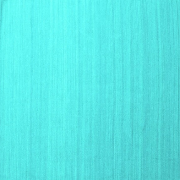 Ahgly Company Indoor Square Abstract Turquoise Blue Contemporary Area Rugs, 4' Square