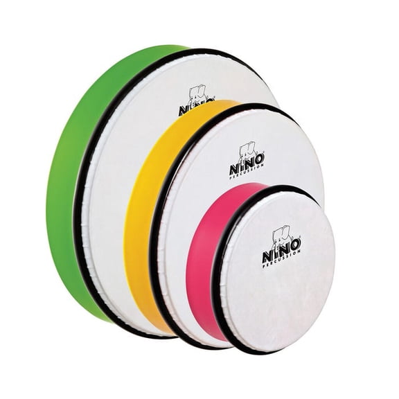 Nino Percussion NINOSET3 Set of 3 (6", 10", 12") ABS Pre-Tuned Frame Drums