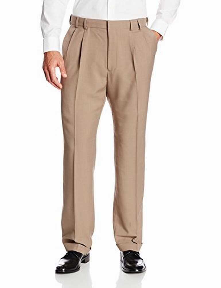 Van Heusen - Van Heusen NEW Chestnut Beige Mens Size 44x32 Dress ...